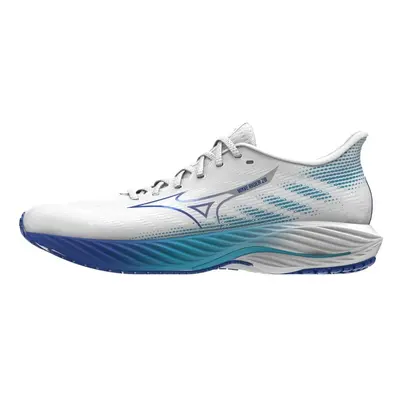 Mizuno Wave Rider 28 White/Mugen Blue/River Blue futócipő