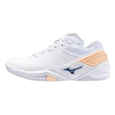 Mizuno Wave Stealth Neo White/Navy Peony/Peach Parfait kézilabda cipő