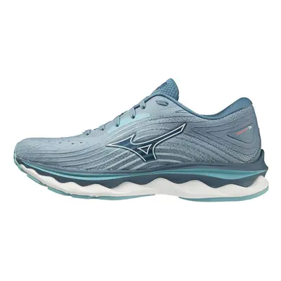 Mizuno Wave Sky 6 Blue Shadow / White / Milky Blue futócipő