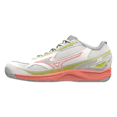 Mizuno Break Shot 4 AC SnwWht/NeonFlame/Ghost teniszcipő