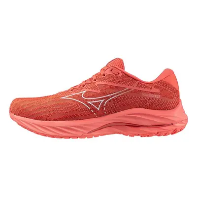 Mizuno Wave Rider 27 Dubarry/White/Cranberry futócipő