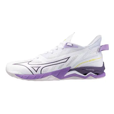 Mizuno Wave Mirage 5 White/Patrician Purple/Quince kézilabda cipő