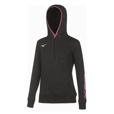 Mizuno Womens Sweat Hoodie Black