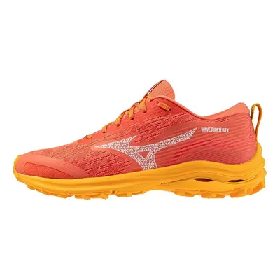 Mizuno Wave Rider GTX Hot Coral/White/Carrot Curl futócipő