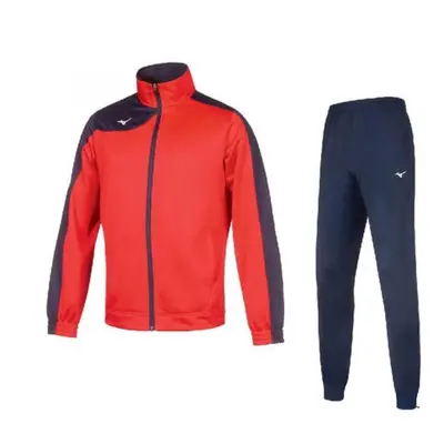 Mizuno Men Knit Tracksuit Red/Navy férfi melegítőszett