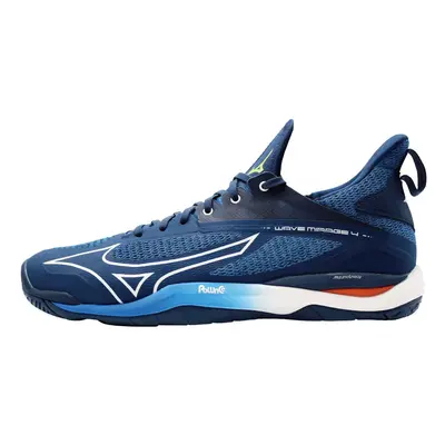 Mizuno Wave Mirage 4 Dark Denim / White / Scarlet Ibis kézilabda cipő