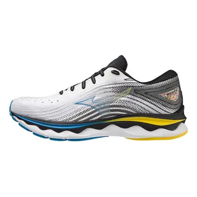 Mizuno Wave Sky 6 White / Cyber Yellow / Indigo Bunting