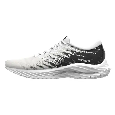 Mizuno Wave Rider 26 White/White/Black futócipő