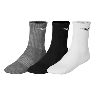 Mizuno Training 3P Socks / Whire/Black/Melange