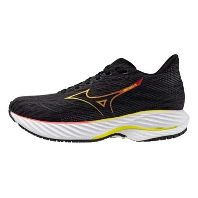 Mizuno Wave Rider 28 Black/EveningPrimrose/PoppyRed futócipő