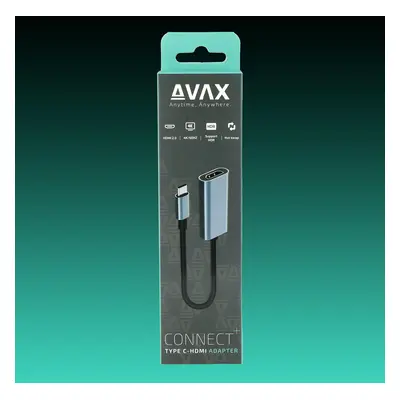 AVAX AD603 CONNECT+ USB-C - HDMI átalakító 4K/60Hz, alumínium