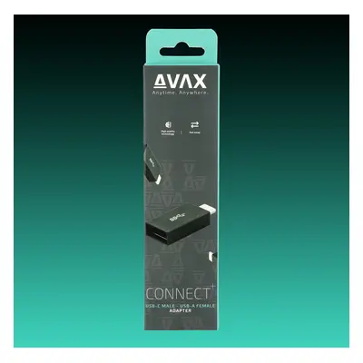 AVAX AD602 CONNECT+ USB-C - USB A OTG átalakító (Windows/MacOS)