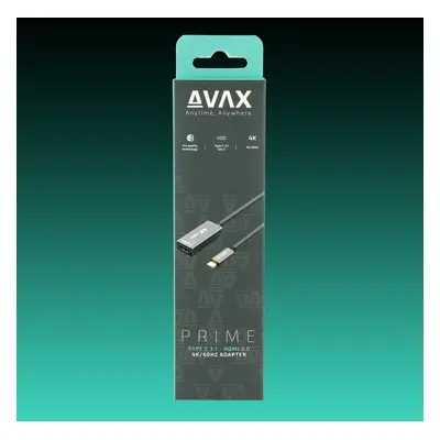 AVAX AD903 PRIME USB-C - HDMI 2.0 átalakító 4K/60Hz, sodorszálas