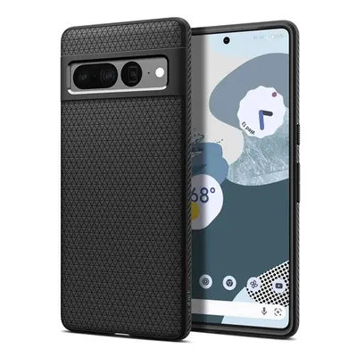 Spigen Liquid Air Google Pixel 7 Pro tok, Matte Black, fekete