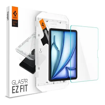 Spigen Apple Glas.tR EZ Fit iPad Air 11" (2024) tempered kijelzővédő fólia felhelyező kerettel (