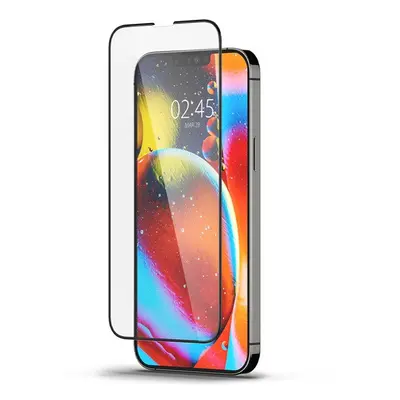 Spigen Glass FC Apple iPhone 14 Plus/13 Pro Max Tempered kijelzővédő fólia, fekete