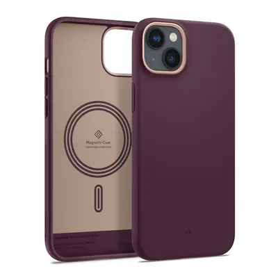 Caseology Nano Pop Apple iPhone 14 Plus Burgundy Bean MagSafe tok, burgundi