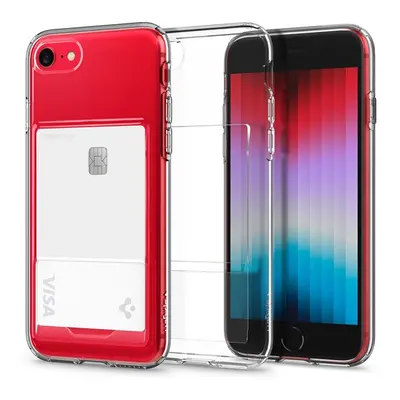 Spigen Crystal Slot Apple iPhone SE (2022/2020)/8/7 tok, Crystal Clear, átlátszó