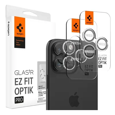 Spigen Glas.tR EZ Fit Optik Pro Apple iPhone 15 Pro/ iPhone 15 Pro Max, Tempered kameravédő fóli