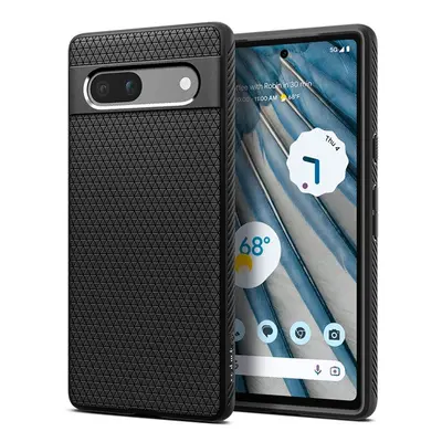 Spigen Liquid Air Google Pixel 7a tok, Matte Black, fekete