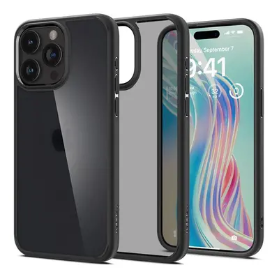 Spigen Ultra Hybrid Apple iPhone 15 Pro tok, Matte Black, fekete