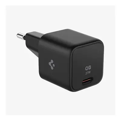 Spigen PowerArc PE2103 mini hálózati töltő adapter Type-C, GaN, 27W, fekete