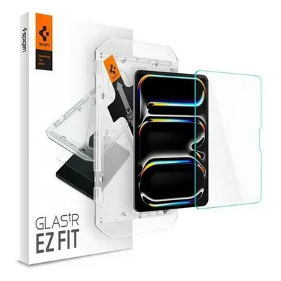 Spigen Glas. tR EZ Fit iPad Pro 11" (2024) tempered glass kijelzővédő fólia felhelyező kerettel