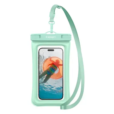 Spigen Aqua Shield Floating A610 univerzális lebegő vízálló tok, menta