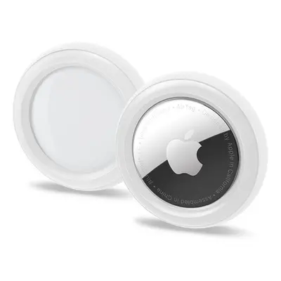 Spigen Silicone Fit Apple AirTag tok, fehér (2db)