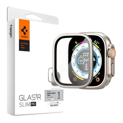 Spigen Glas.tR Slim Pro Apple Watch Ultra 2/1 (49mm) tempered kijelzővédő fólia, titánium