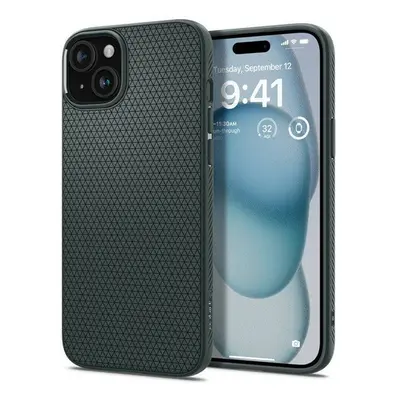 Spigen Liquid Air Apple iPhone 16 tok Abyss Green, zöld