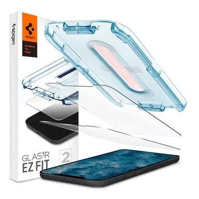 Spigen "Glas.tR SLIM EZ Fit" Apple iPhone 12/12 Pro tempered kijelzővédő fólia felhelyező kerett