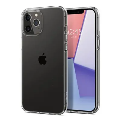 Spigen Crystal Flex Apple iPhone 12/12 Pro tok, Crystal Clear, átlátszó