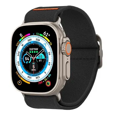 Spigen Lite Fit Ultra Apple Watch 49/45/44/42mm szövet szíj, fekete