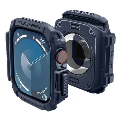 Spigen Rugged Armor Apple Watch 10 (46mm) tok, Navy Blue, kék