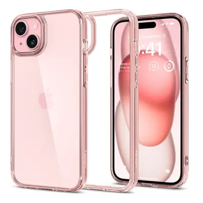 Spigen Ultra Hybrid Apple iPhone 15 Rose Crystal, átlátszó