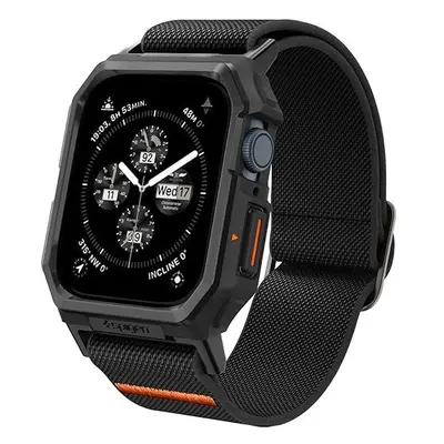 Spigen Lite Fit Pro Apple Watch 9/8/7 (45mm) / SE (2nd/1st Gen)/6/5/4 (44mm) tok/szíj, fekete