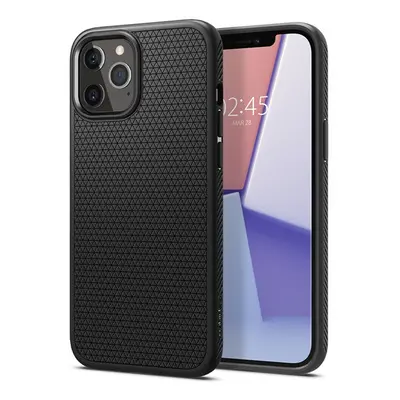 Spigen Liquid Air Apple iPhone 12/12 Pro tok, Matte Black, fekete