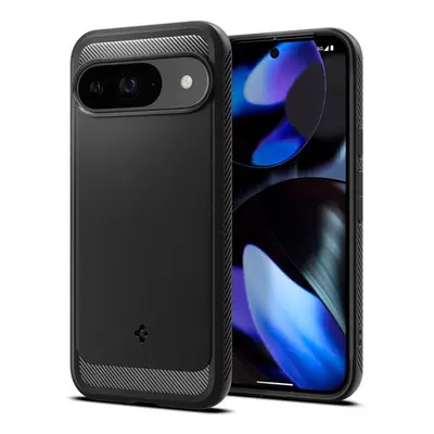 Spigen Rugged Armor Google Pixel 9 Pro /Pixel 9 tok, Matte Black, fekete