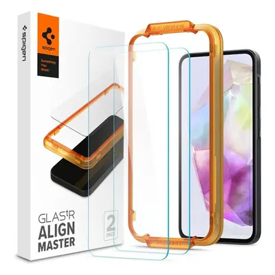 Spigen AlignMaster Samsung Galaxy A35 5G Tempered kijelzővédő fólia (2db)