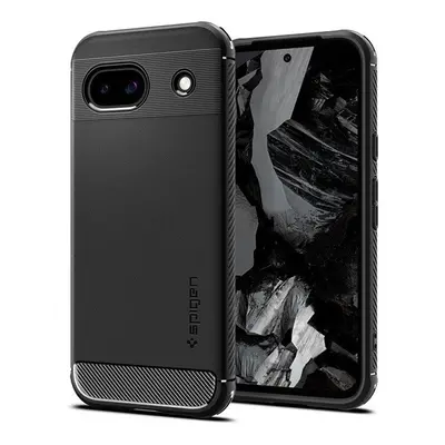 Spigen Rugged Armor Google Pixel 8A tok, Matte Black, fekete