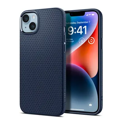 Spigen Liquid Air Apple iPhone 14 Plus tok, Navy Blue, kék