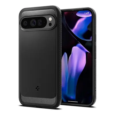 Spigen Rugged Armor Google Pixel 9 Pro XL tok, Matte Black, fekete