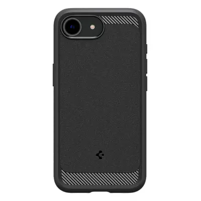 Spigen Rugged Armor MagFit Apple iPhone 16e MagSafe tok, matt fekete