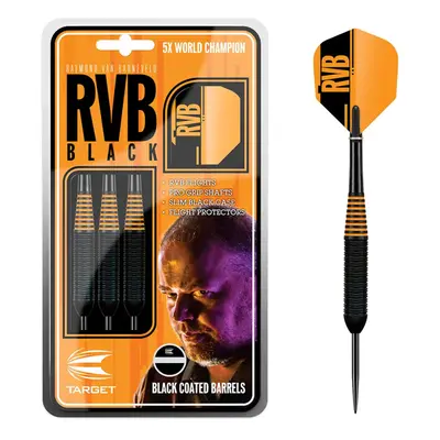 Darts szett Target, steel Raymond van Barneveld, réz, 24g, RVB, fekete