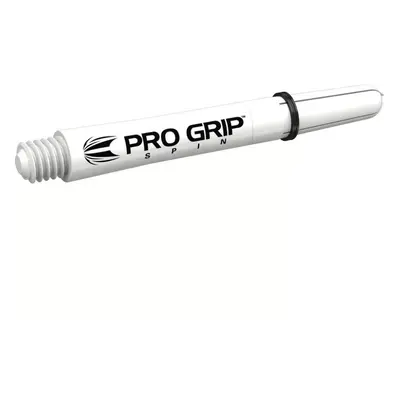 DART SZÁR TARGET PRO GRIP SPIN MŰANYAG, FEHÉR, HOSSZÚ, 9DB-OS CSOMAG