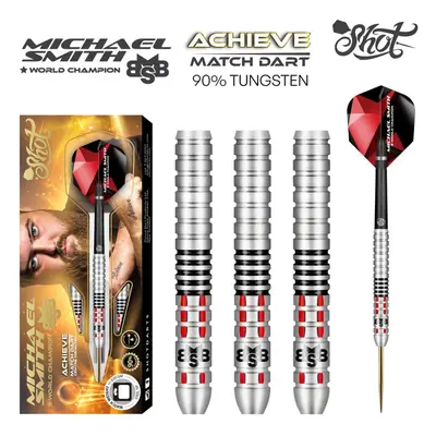 DARTS SZETT STEEL SHOT MICHAEL SMITH ACHIEVE 22G, 90% WOLFRAM