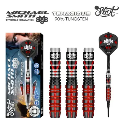 DARTS SZETT SOFT SHOT MICHAEL SMITH TENACIOUS 18G, 90% WOLFRAM