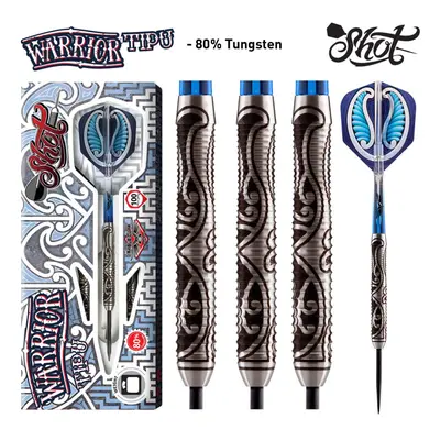 DARTS SZETT SHOT STEEL, WARRIOR TIPU, 23G, 80% WOLFRAM