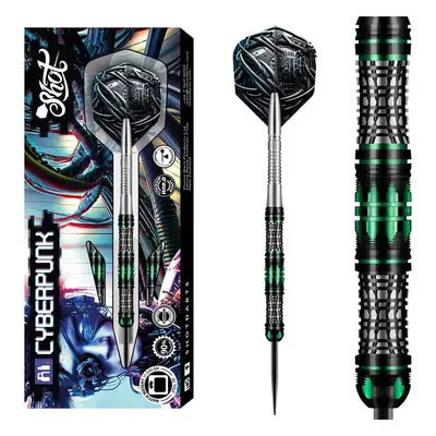 DARTS SZETT SHOT STEEL, AI CYBERPUNK 23G, 90% WOLFRAM